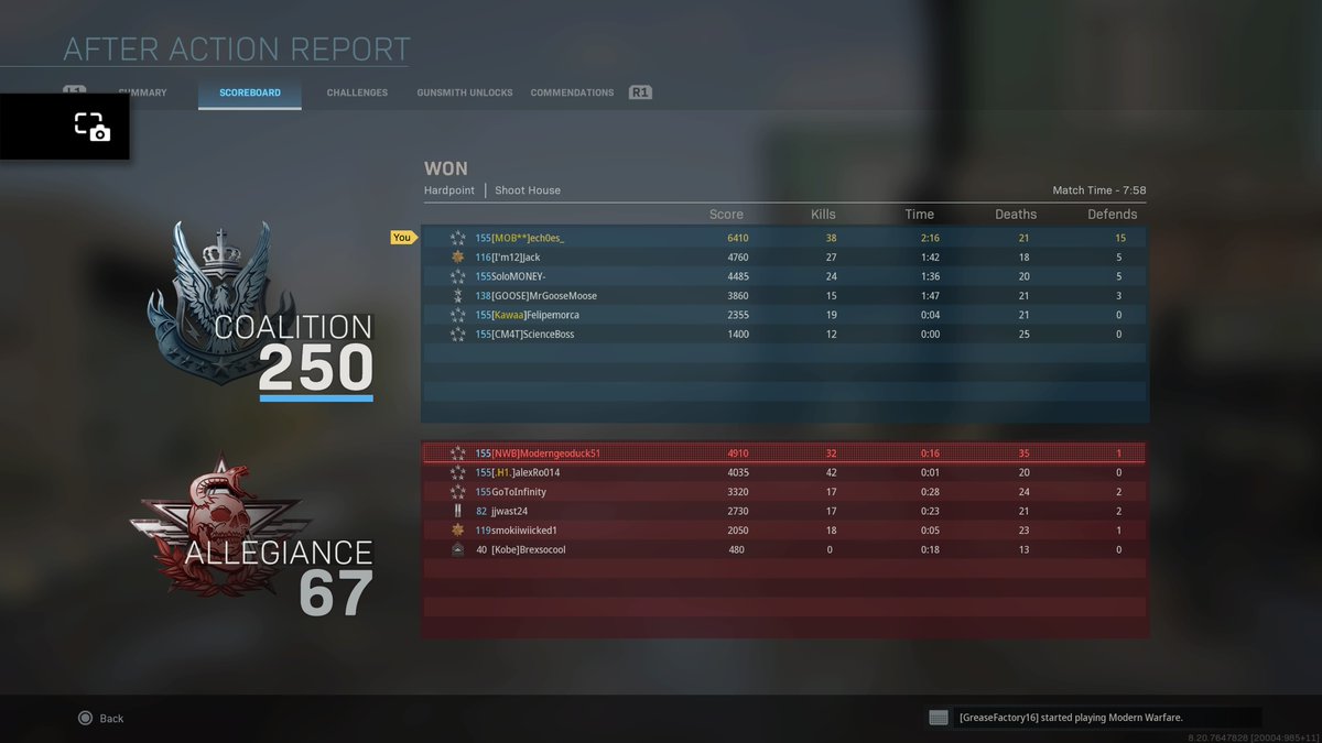 ech0es___'s tweet photo. Get pooped on kids #PlayTheObjective #ModernWarfare https://t.co/K3lsDD91TW