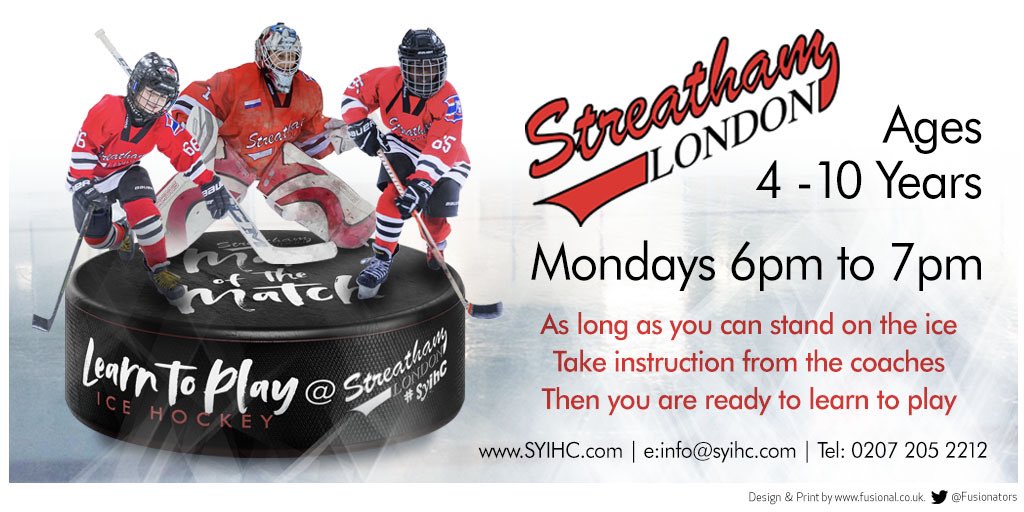 StreathamIce's tweet photo. Learn to play will be back for the 2020/21 season. Keep you eyes out for updates to when training is allowed. Until then keep safe and train at home #leartoplay  thanks to @Fusionators for the first class service. https://t.co/DxBP53GWLJ