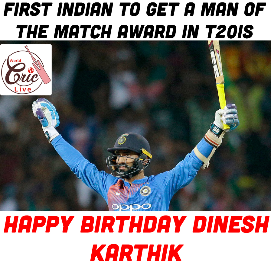 Happy Birthday Dinesh Karthik 