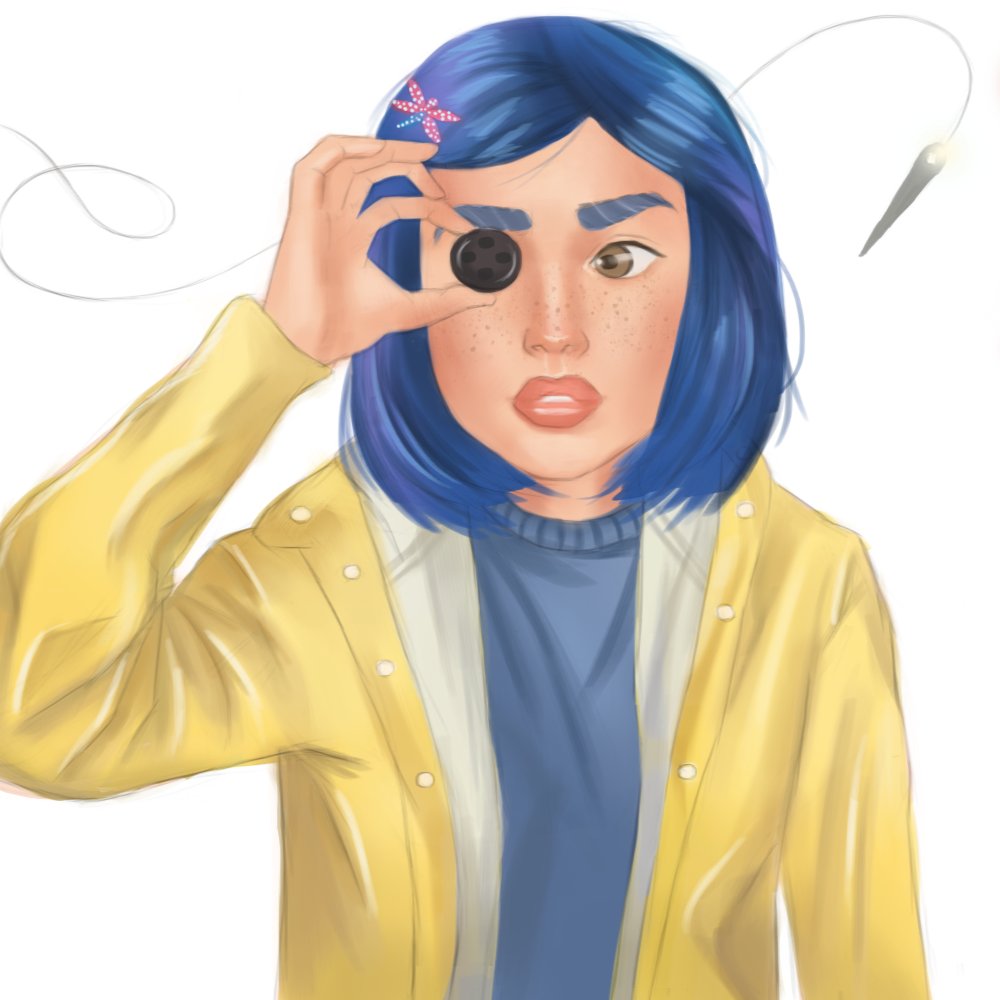Imen Draw On Twitter Who Loves Coraline Coraline Drawing