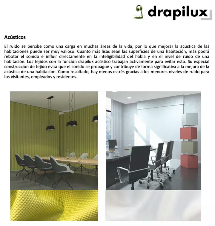 HaciendaTextil's tweet photo. ☀️¡Buenos días! 😊😊 Hoy presentamos a drapilux, líder en la producción de textiles ignífugos que hacen frente a desafíos y demandas especiales. Por lo tanto, la innovación y el desarrollo son primordiales en sus productos. #ignífugos #air #acústicos #bioactivos https://t.co/nqIdJSTlIy