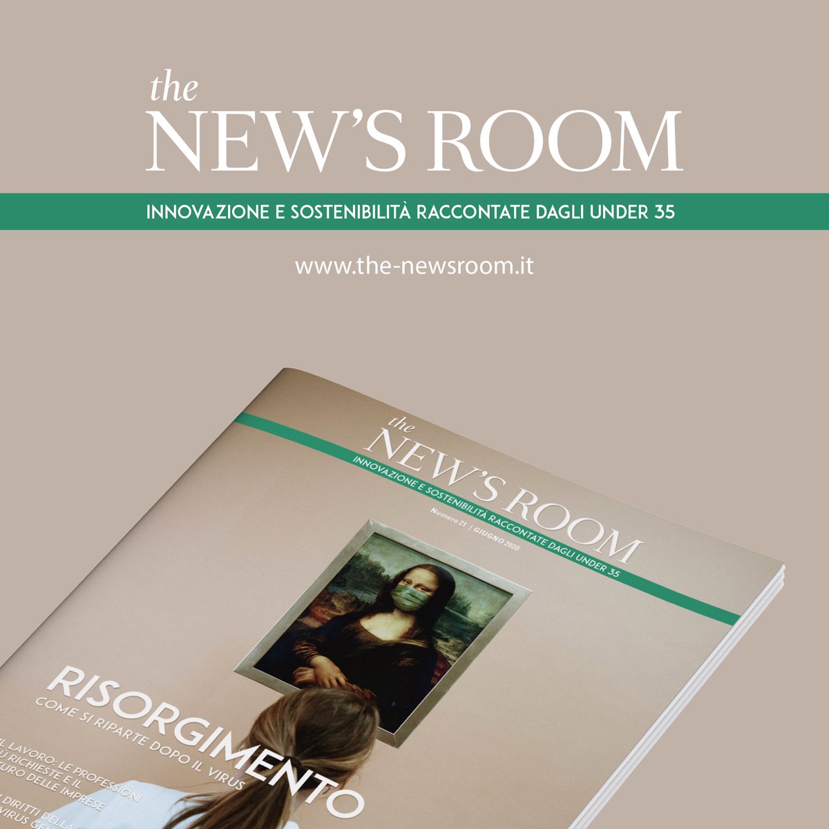 Settimana prox uscirà Il nuovo numero di The New's room dedicato al post Covid 19 “Risorgimento, come si riparte dopo il virus”