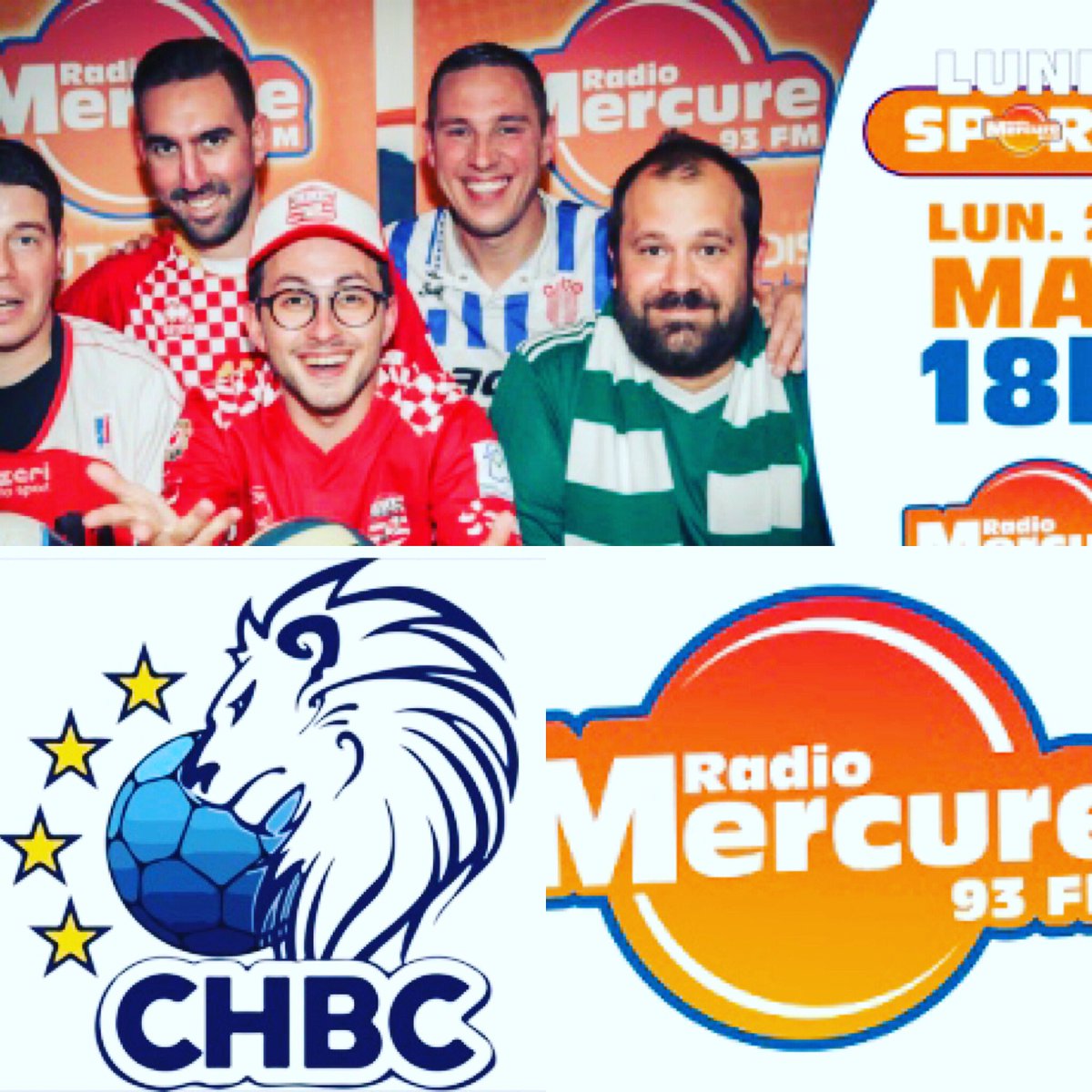 CompiegneHBC's tweet image. Spécial Hand dans l’EMISSION
Lundi Sports avec une itw CHBC !
Chaque lundi de 18h à 19h retrouvez toute l’actualité du Sport dans l’Oise avec Nacime RAHOUI, Christophe, Olivier, Lucas &amp;amp; Clément