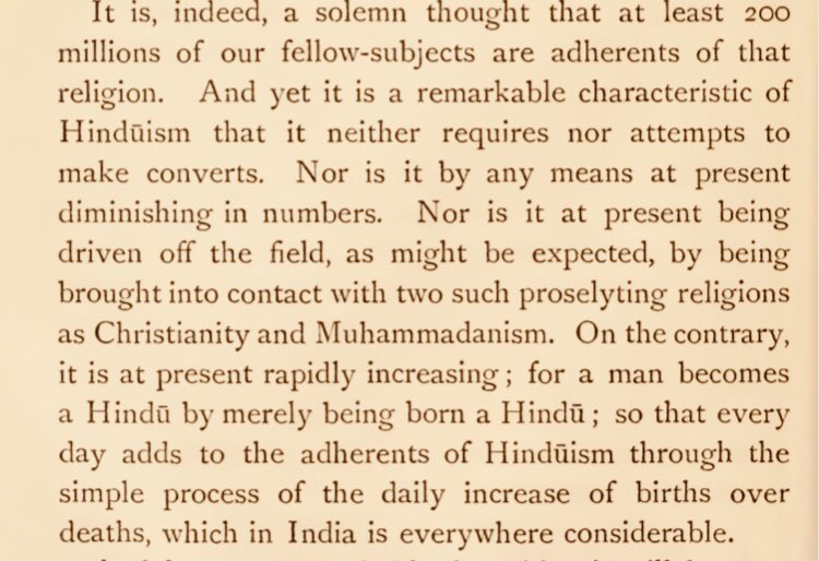 If Hinduism is intellectually irrelevant, why write about it?Simply because Hindus exist as the subjects of her Majesty the Queen. Multiplying like rats, rotting in squalor, but still a part of the British empire. So Monier-Williams had the burden of writing books about them.