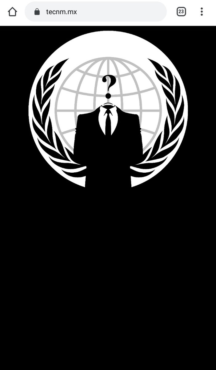 idro335OFICIAL's tweet photo. #anonymus acaba de hackear la página de tecnología nacional de México.
Señores, prepárense para lo que viene, acaba de ser involucrado nuestro país, alerta a lo que se aproxima. https://t.co/iyBZJkS08p