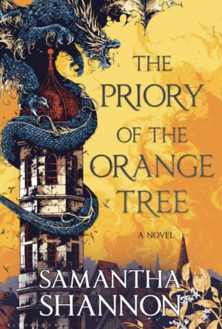 The Priory of the Orange Treepotentially one of my favorite books ever, although it took me SO LONG to finally pick it up.. 11/10 gay and dragons, PLUS the author wants to cast katie as sabran <3