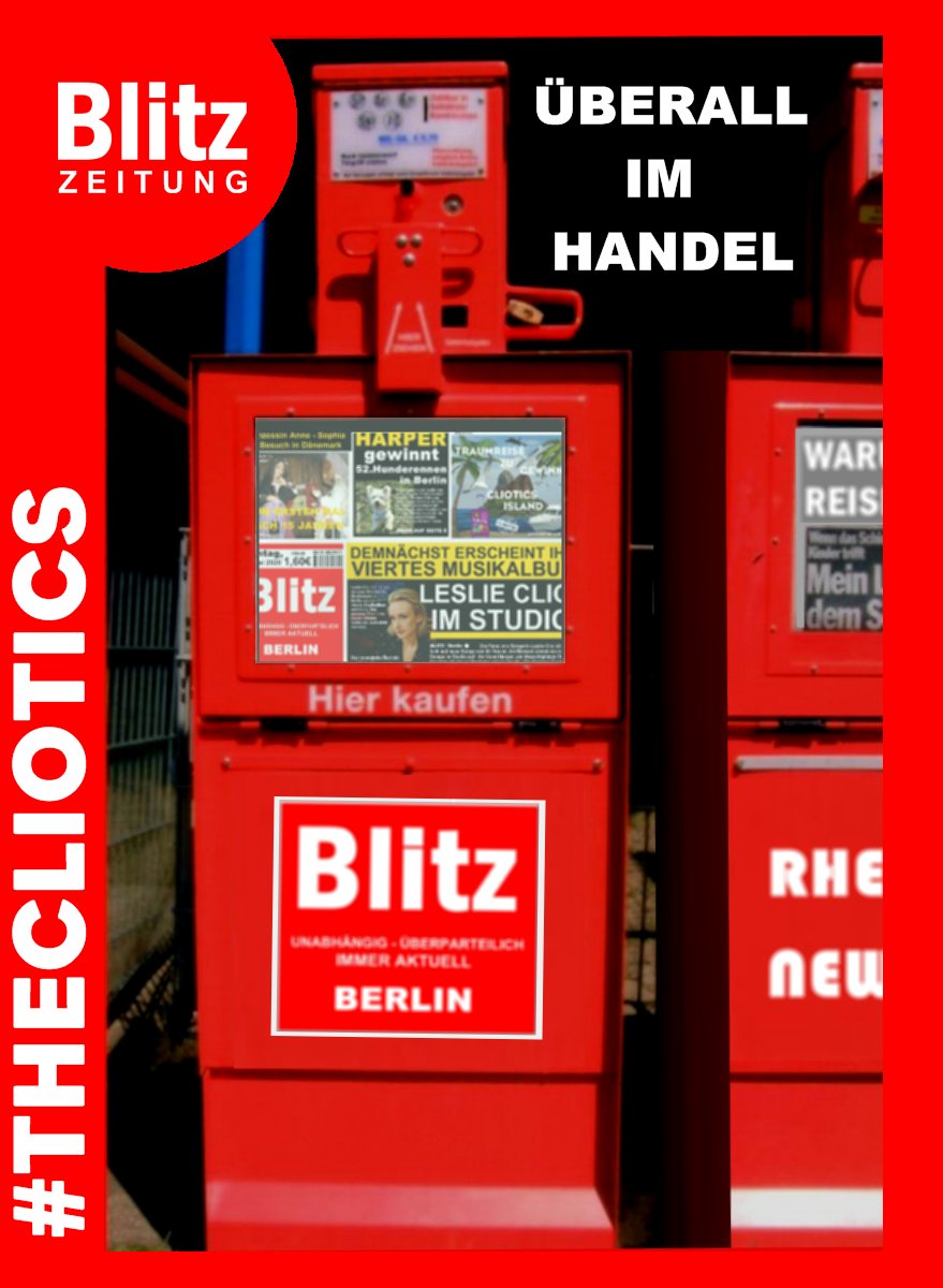 blitz_zeitung's tweet photo. BLITZ Zeitung
@BlitzZeitung 
#blitz #blitzzeitung #blitz_zeitung #blitzzeitungberlin #berlin #leslieclio #lesliecliofans #cliotic #cliotics #thecliotics #newspaper #zeitung https://t.co/xAns1YWrz1