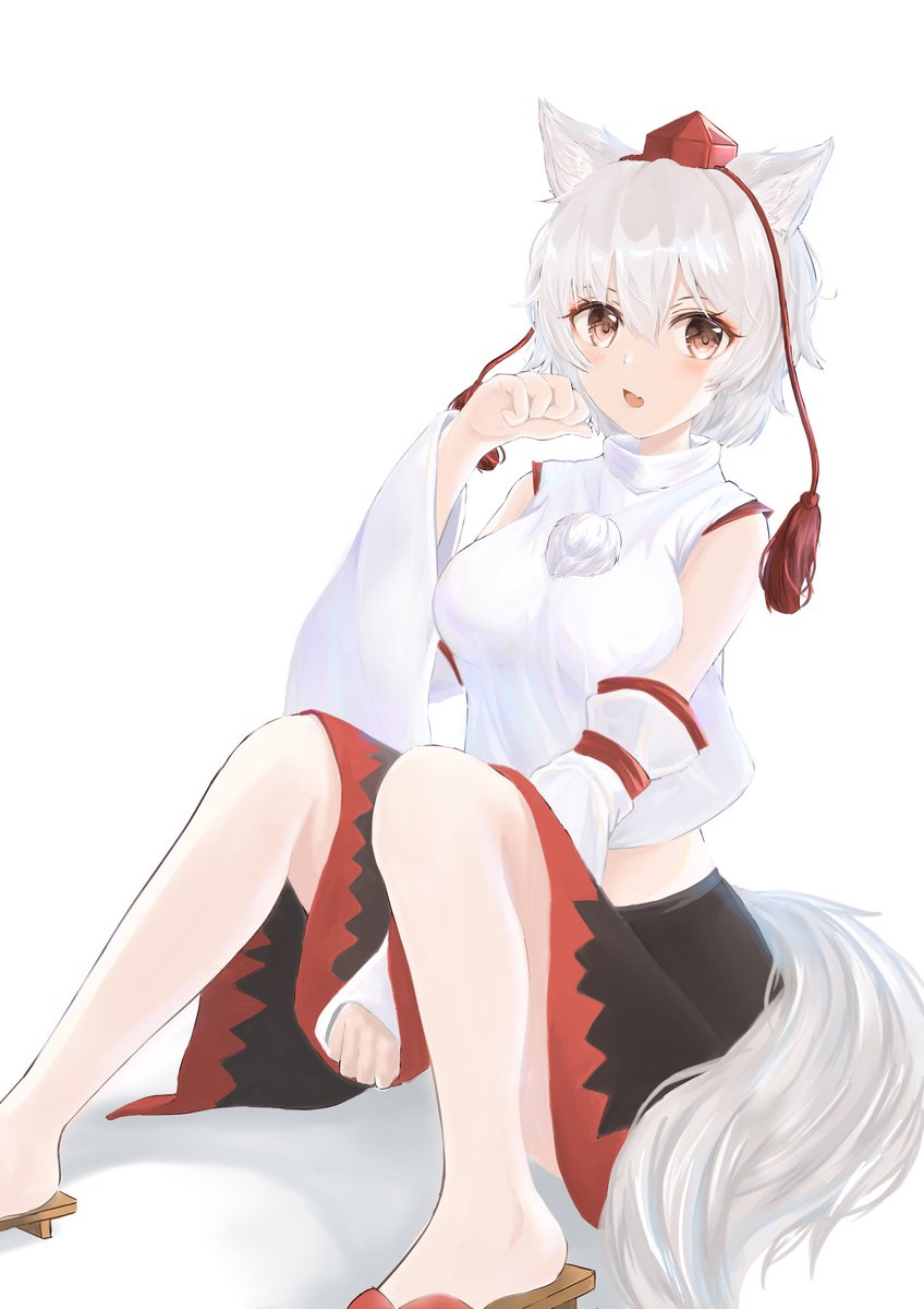 菊一もちこ もふもふ椛 東方project 犬走椛 イラスト