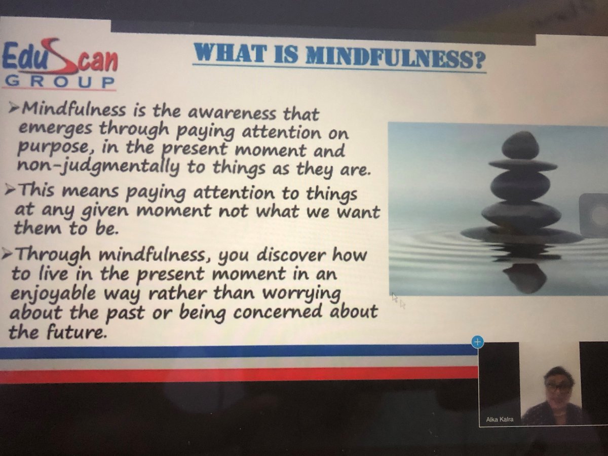 noana2003's tweet photo. Thank you Ms Alka Kalra and EduScan Group for an incredible session on Mindfulness. @official_TWS @lalisaji https://t.co/mDnpfYJm7o
