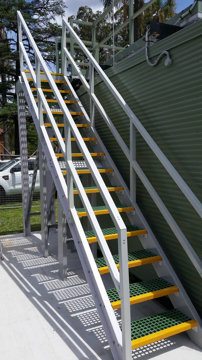 PermaStruct's tweet image. Check out this 3.25m high #frp #staircase which was supplied and pre-built buy PermaStruct!