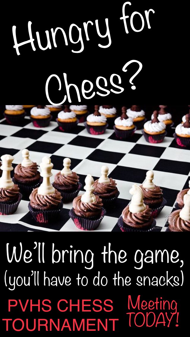 Still time to sign up! bit.ly/pvchessremote Sign up &amp; Ms. Brockman will be email or text you the link for our info meeting today at 2:30. ALL SKILL LEVELS WELCOME! #librarylife #chesstournament