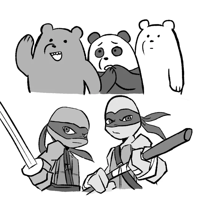 これでさいご推し海外アニメTMNTとベア～～～ズ 