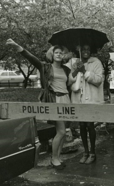 WhoresofYore's tweet photo. Marsha P Johnson (1945-93) was an African American trans rights/gay rights/AIDS activist &amp; sex worker. Sylvia Rivera (1951-2002) was of Venezuelan &amp; Puerto Rican descent &amp; worked as a trans rights/gay rights activist &amp; drag queen. They were pioneers of the Stonewall uprising 1969 https://t.co/SyqsxpRa0k