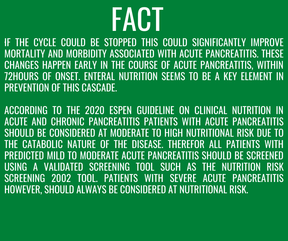SASPEN1's tweet photo. Myth #12: Patients presenting with severe acute pancreatitis should be kept nil by mouth to allow for pancreatic rest
Enteral Nutrition Association of South Africa The Hospital Dietitians Interest Group British Dietetic Association #SASPEN #ENASA #HDIG
#WhatDietitiansDo https://t.co/faaqkM6pRM