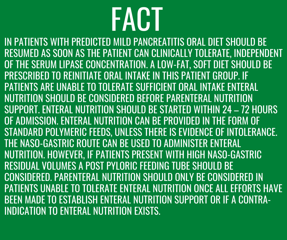 SASPEN1's tweet photo. Myth #12: Patients presenting with severe acute pancreatitis should be kept nil by mouth to allow for pancreatic rest
Enteral Nutrition Association of South Africa The Hospital Dietitians Interest Group British Dietetic Association #SASPEN #ENASA #HDIG
#WhatDietitiansDo https://t.co/faaqkM6pRM