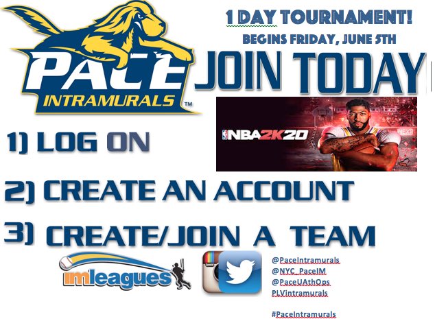 Our 1 Day Tournament this week is NBA2K20! Make sure you go and sign up now, registration will close Thursday at 6pm.