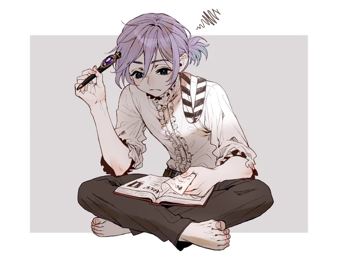 勉強って疲れるな...
#ツイステファンアート 