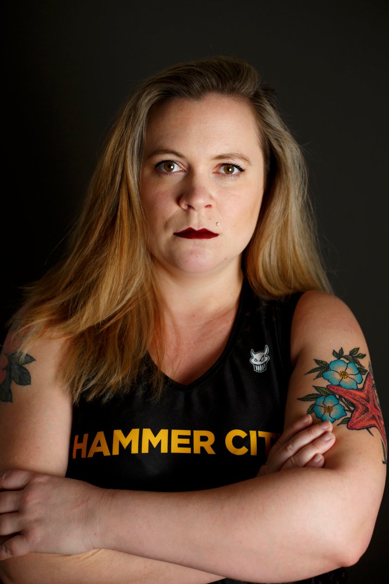 HammerCityRD's tweet photo. #meettheteam⁠
⁠
Bay of Undies #33!

For a full bio check out our skater page on our website!
https://t.co/udw2Chrzct

#HCRD #hammercityskatesquad #hammercity #rollerderby #wftda #flattrack #skate #rollerskate #hamont #hamilton⁠ https://t.co/W6vTys3ity