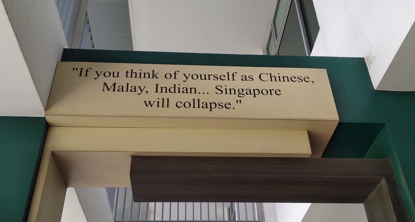 it’s true, these quotes are on the walls.don’t think about it too much though, we don’t want to answer any questions (like why singapore is not ready for a minority pm) but sure, race is an ~illuuuuusion~ https://twitter.com/kodytheking/status/1267408775012478976