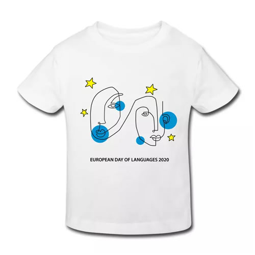 ChurchdownMfl's tweet photo. 26th September is European Day of Languages! Fancy taking part in the international 'Design a Tshirt' competition for 2021? Open to everyone, details on SMHW. Design a tshirt which celebrates languages. https://t.co/IAyy5UoFqV