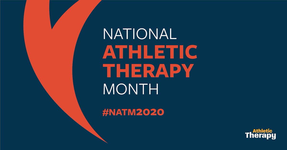 It's National Athletic Therapy Month! 🇨🇦 What are you doing to promote the profession this month? Use the hashtag #ATProudForever and tag us with your photos so we can recognize your accomplishments! 👏 #NATM2020