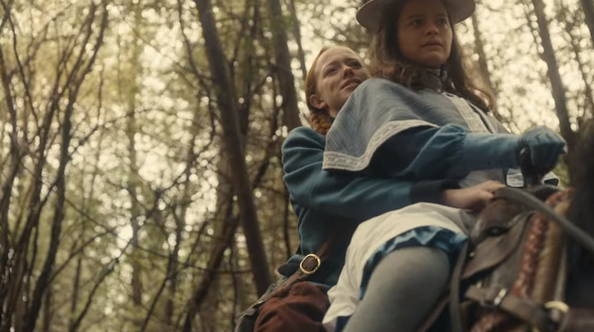 Anne with Diana on a horse. #renewannewithane