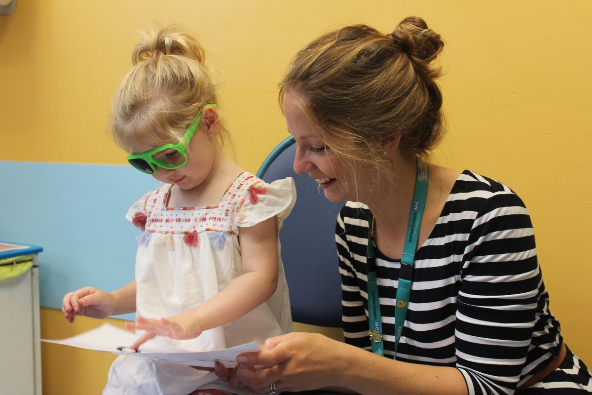 The orthoptist will play a game to check what each of your eyes can see. They will have a game for you whatever your age – even babies can have a vision test