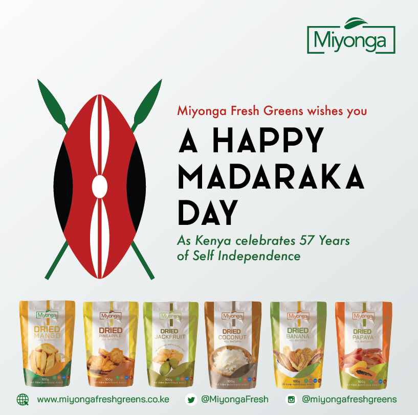 MiyongaFresh's tweet photo. Happy  #MadarakaDay @KenyaCIC @MosesMunuve @sinapisgroup @Awan_Afrika @AWEPKe @KAM_kenya https://t.co/N3TR3QeB3v