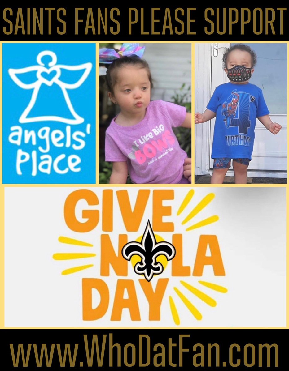 BigEasyMafia's tweet photo. #saints fans. Please support for #givenoladay2020 https://t.co/dvdmUkZcRw https://t.co/h92qEvhHOX
