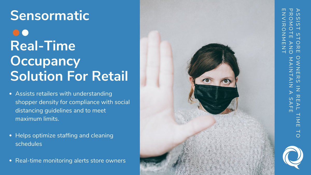 helpsquadusa's tweet image. Retailers now have a new responsibility to keep employees and shoppers safe by keeping occupancy down. @Sensormatic helps businesses facilitate social distancing in stores with real-time occupancy solutions. #socialdistancing #retailtools