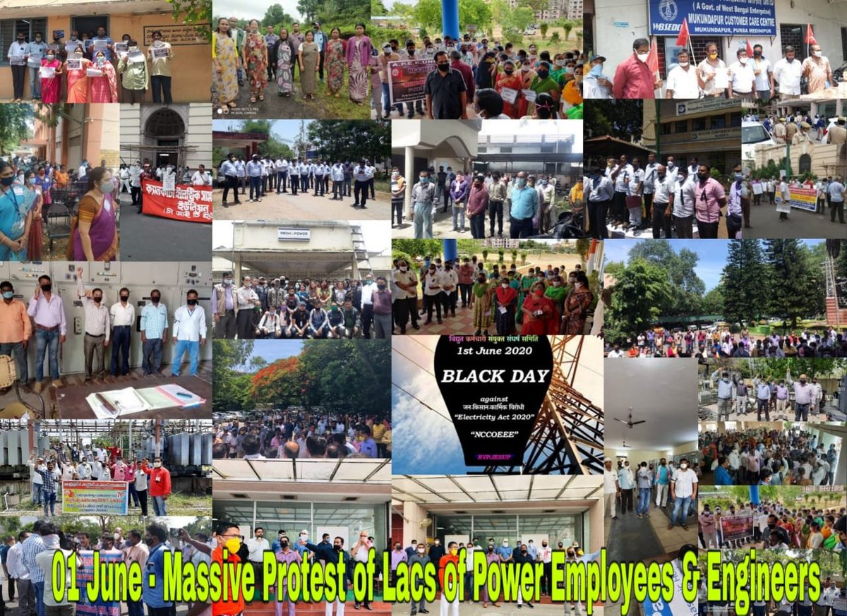 ErJayPrakash6's tweet photo. Black Day nation wide against Electricity Act Amendment Bill-2020 https://t.co/fNbJI3WWWr