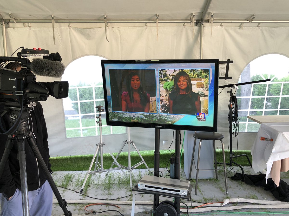 BradLGillman's tweet photo. Today on @ABC4GTU the conversation was about addressing mental health during COVID-19, turbulent times. @mikellemoore said it’s important to take care of yourself, stay connected, and know we will get through this #liveonutah @Intermountain https://t.co/bAEyGJhqEm