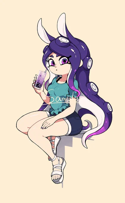 Commission : @SaltyCupcake095 's Octoling

Thank you? 
