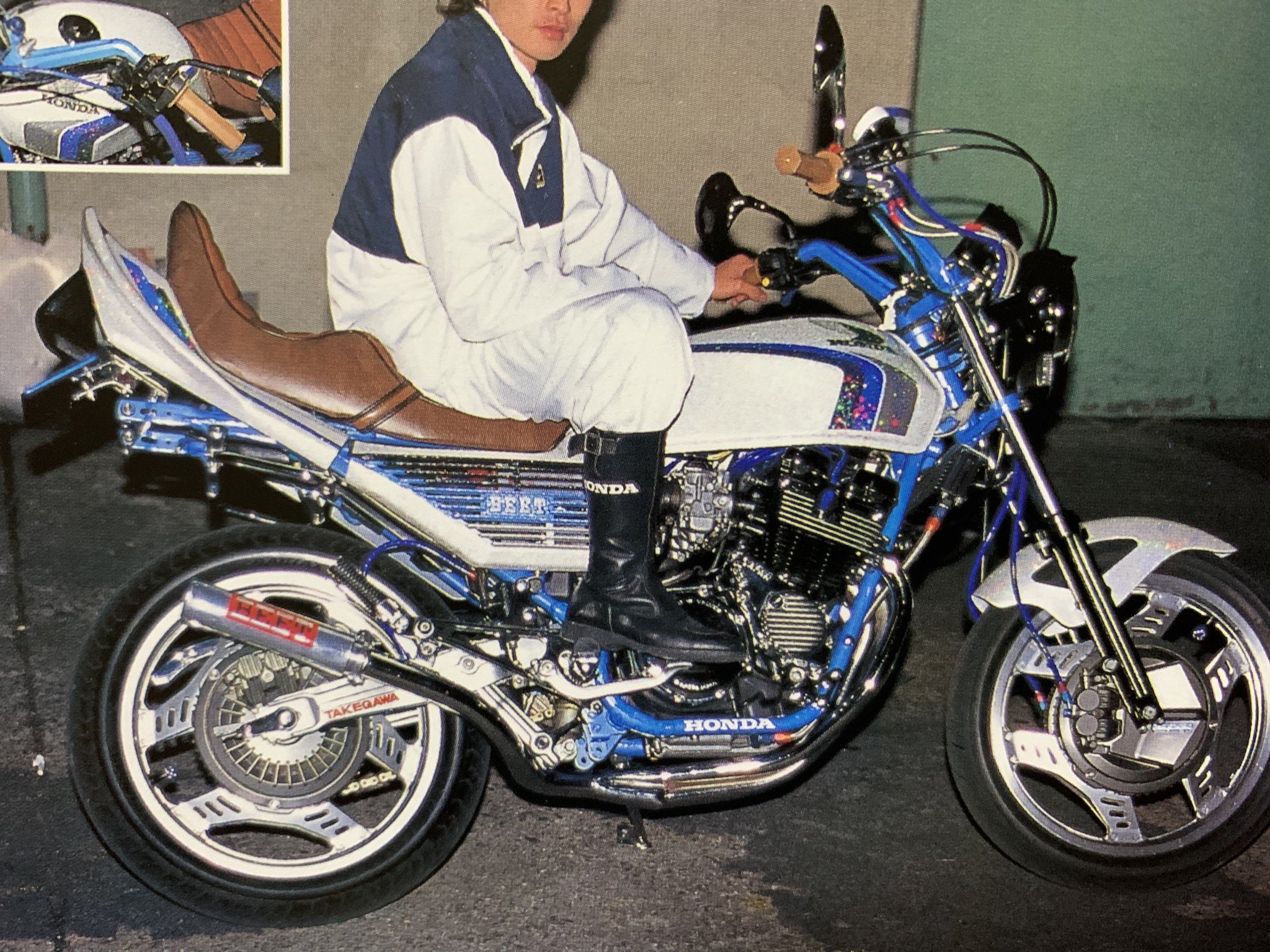 Yahoo!オークション - CBX400F アウトバーン テールカウル 当時