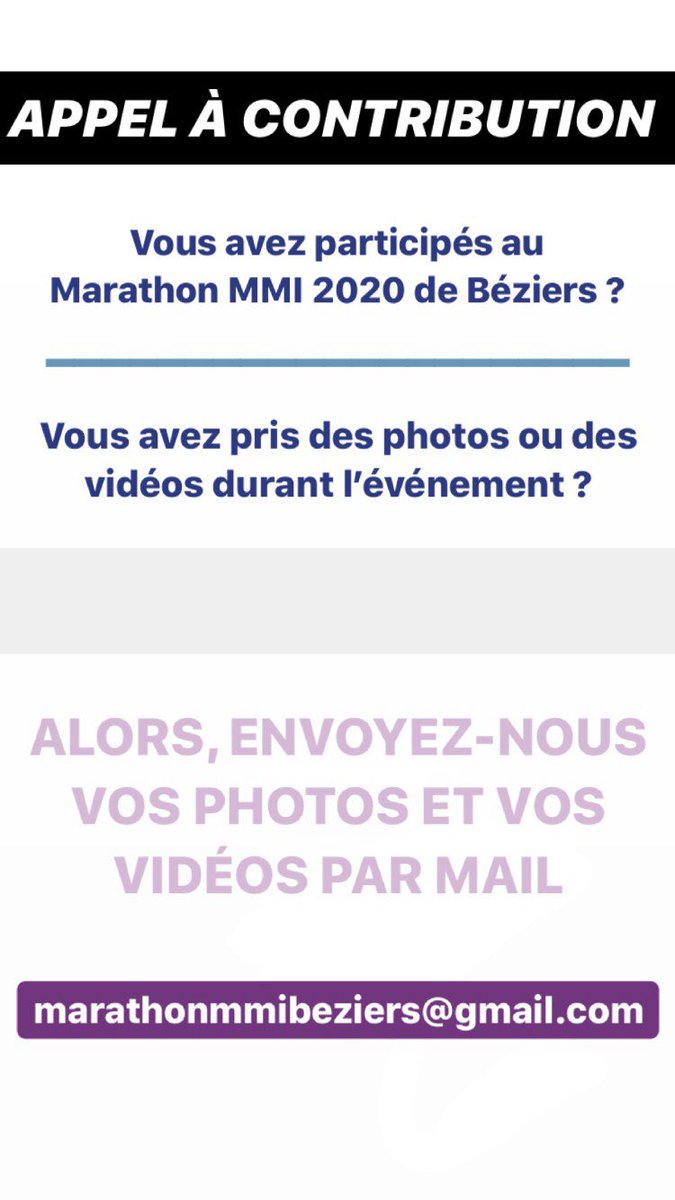 Marathon MMI de l’IUT de Béziers (@marathonmmib34) on Twitter photo 