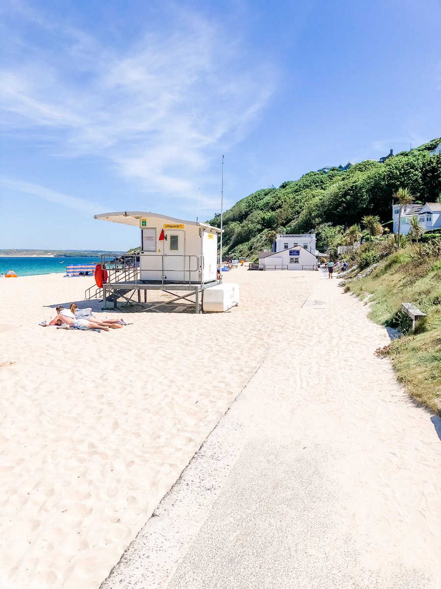 When Cornwall once again opens for holiday-makers we recommend walking the scenic South West coastal path. This stretch of sandy path runs along the top of beautiful Porthminster beach in St Ives. 
#staysafeeveryone #stives #cornwall #porthminsterbeach