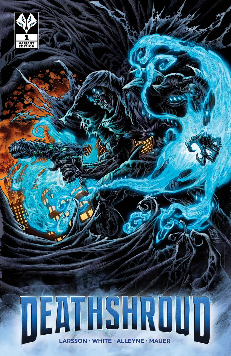 Proud to announce @kylehotz variant cover on Deathshroud issue 1! Amazing colors by <a href="/danbrowncomics/">Dan Brown</a> 

Website: deathshroud.net

#Indiegogo: igg.me/at/deathshroud
 
Kyle Hotz: marvel.com/comics/creator…