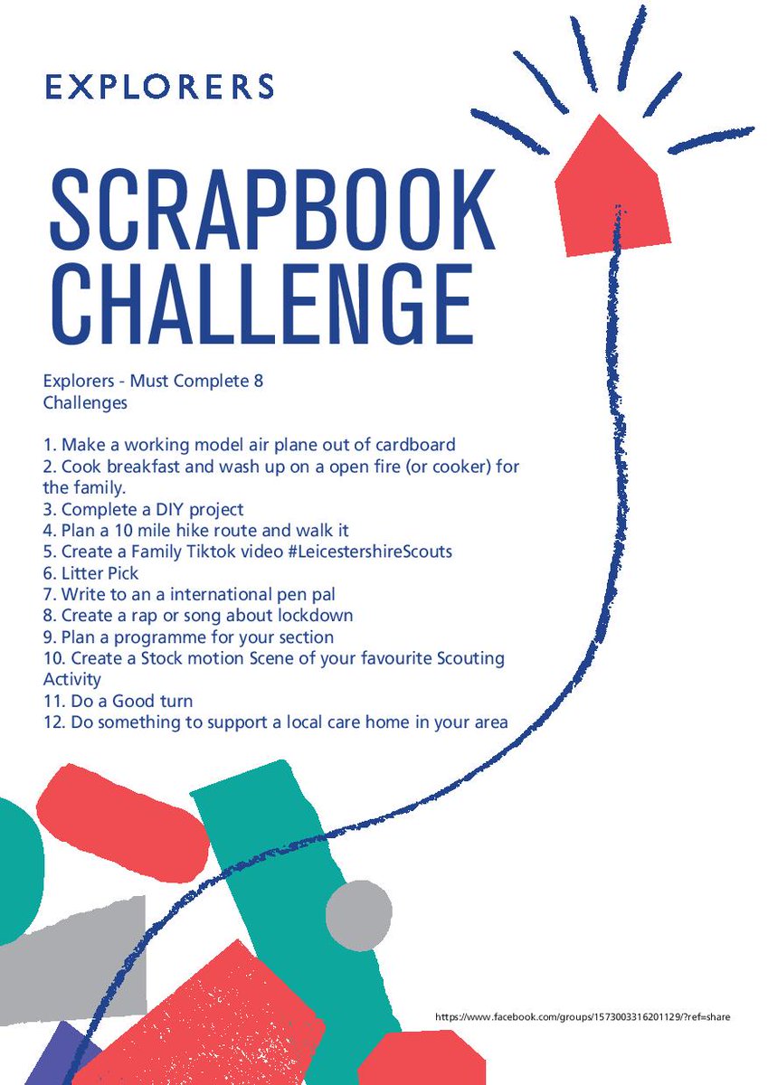 Leic_CYCs's tweet photo. Great news - new challenges from @LeicsScouts for all Sections to try! Choose which challenges you will attempt and submit your Scrapbook on the closed Facebook pages. Prizes to win for the best ones.
Good luck everyone!
#YouShape
- Jack https://t.co/jQ6M3gExS7