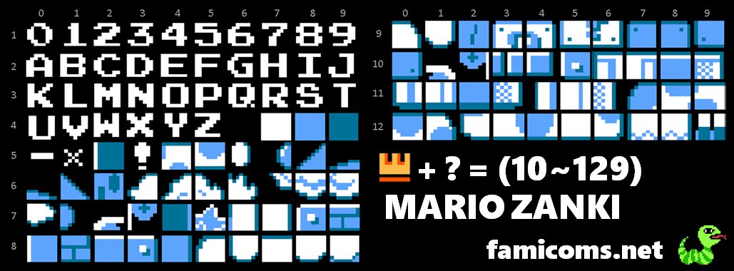 王冠＋絵＝何機？ ファミコン版『スーパーマリオブラザーズ』残機表示