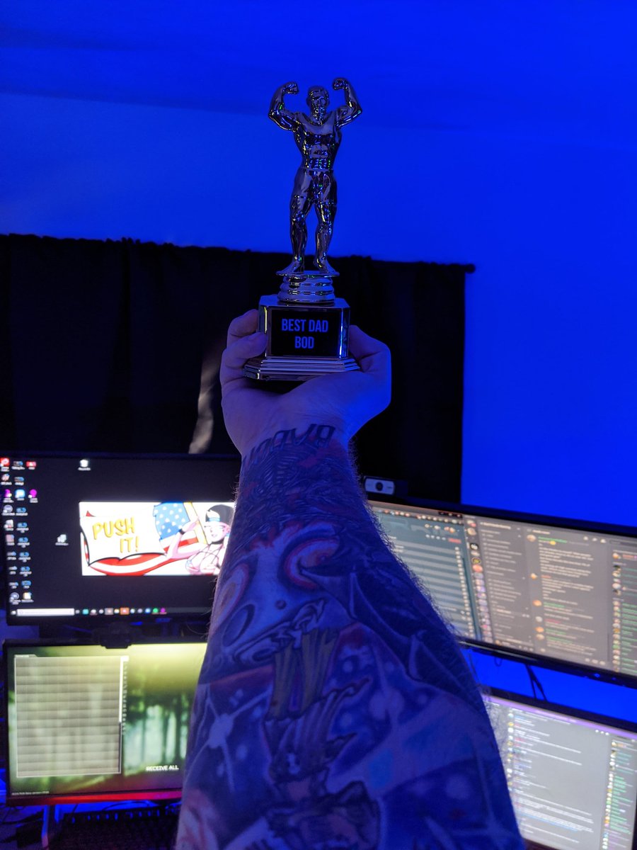 best dad bod trophy