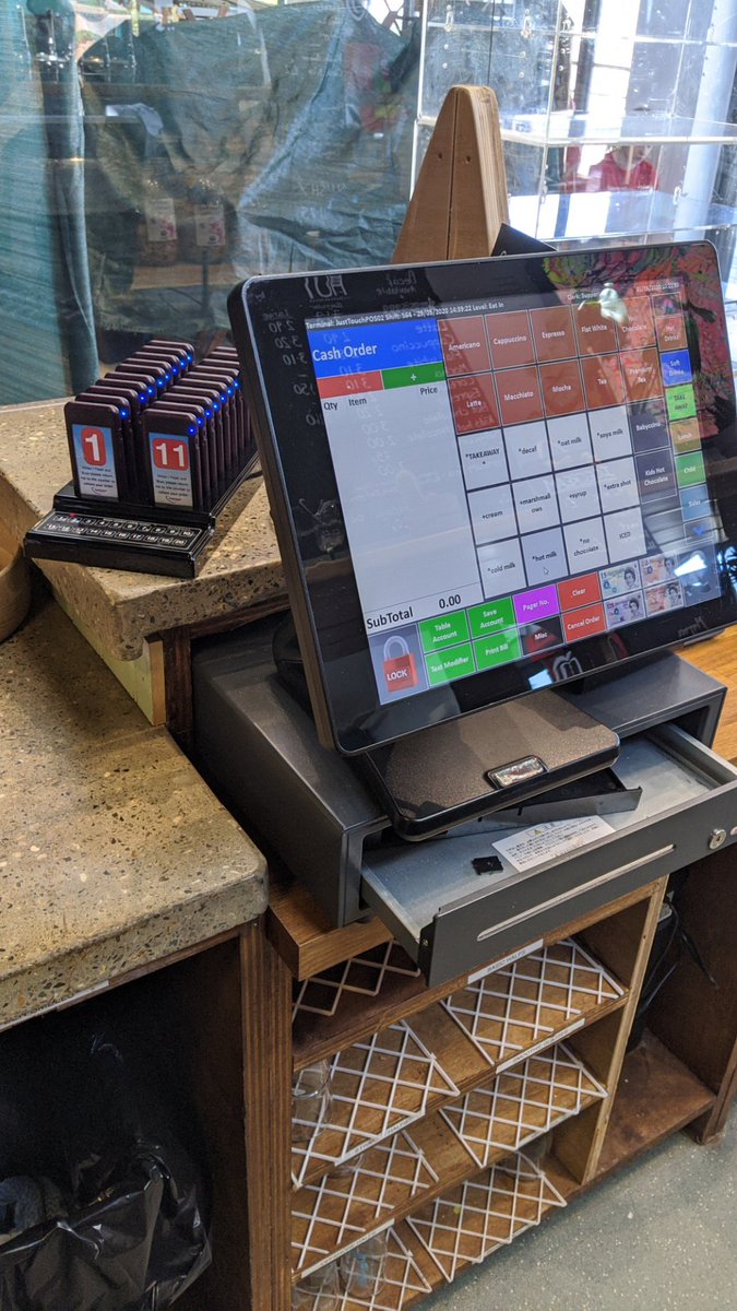 justtouchpos's tweet photo. To help with the flow of orders Coast Cafe Worthing have implemented our JustTouchPagers. Your order is taken, a pager unit supplied to the customer who is then free to sit on the beach and wait to be notified to collect the order. https://t.co/JdJmfJykpp