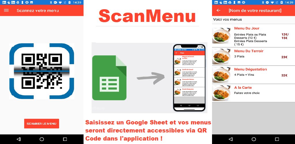nicolaf64000's tweet photo. Amis restaurateurs, digitalisez votre Menu gratuitement, modifiez le en temps réel et vos clients le retrouveront directement dans l’application ScanMenu en scannant le QR Code : https://t.co/2YG0Dp1mcy #menu #scanmenu #bonjourmenu #m6 #google #googlesheet https://t.co/qY240230iK