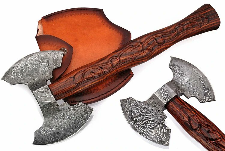 HskKnives's tweet photo. CUSTOM MADE HAND FORGED DOUBLE HEAD DAMASCUS STEEL TOMAHAWK, AXE WITH LEATHER SHEATH.
FOR SALE
ANYONE INTERESTED PEOPLE INBOX ME FOR FURTHER DETAILS.

#CUSTOM #CUSTOMIZED #HANDMADE #MYBEAUTIFULKNIFE #DAMASCUS #SHARP #WELLDESIGNED #axes #axe #handforgedknife #handforged #uk https://t.co/KKBGF6tFqU