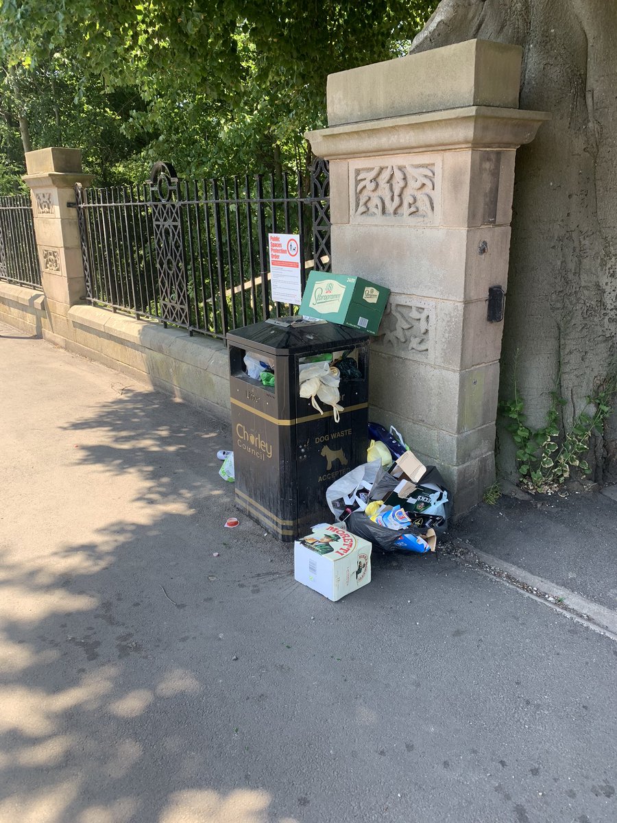 If you spot a bin that’s overflowing please take your rubbish home and report it here bit.ly/2Fh0aPP. We will look at our emptying schedules to increase frequency given people’s habits are different at the moment but please respect the local area.