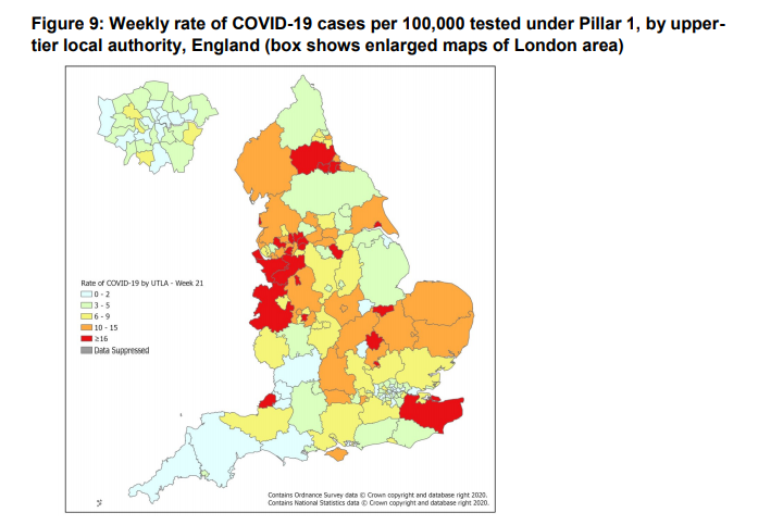 At  @IndependentSage we recommend local level decisions - and that needs local data. We know for instance that levels of infections are much lower in SW England than in NW or Midlands. It's not a one size fits all.  https://coronavirus.data.gov.uk/#category=regions&map=rate 5/9