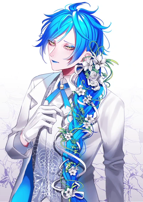 #ツイステファンアート
イデアくん花婿の幻覚を見ている… 