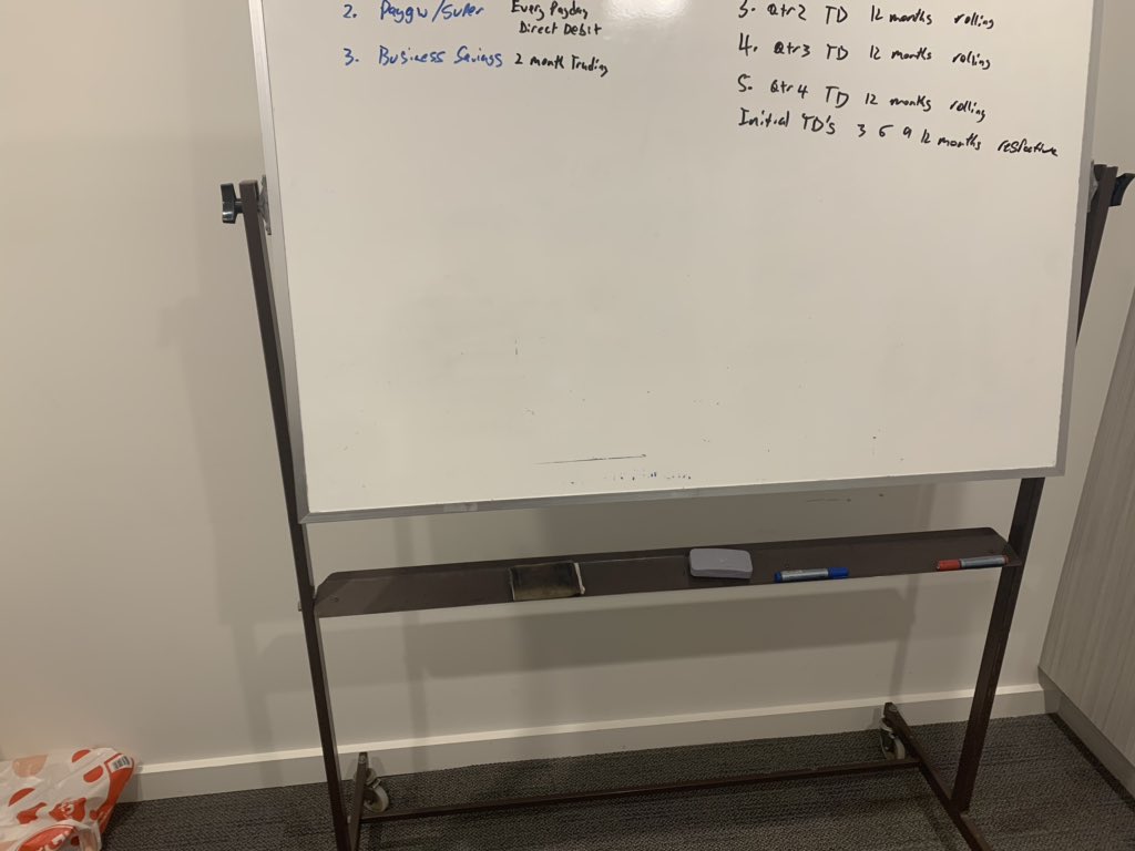 When life is complete in your office by stealing a white board. No I didn’t stea it off the residence #theycanstillplaybingo My favourite tool in every office. Where my markers be at @_brittcrofts