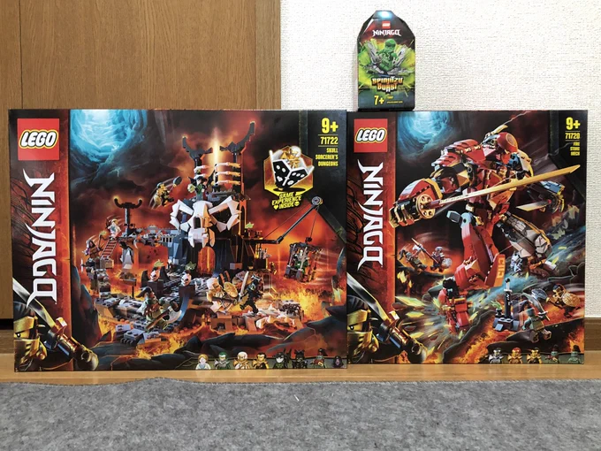 今日はLEGOニンジャゴーseason13のセットが発売されたので色々と購入しました。今回の騎士や髑髏、泥臭さのあるテーマがドツボ過ぎて最高です。仮面を付けたメインヴィランのデザインも滅茶苦茶カッコいい❗️ #ninjago 
