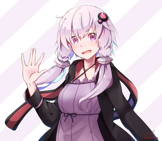 結月ゆかり初描き(๑˃̵ᴗ˂̵) 