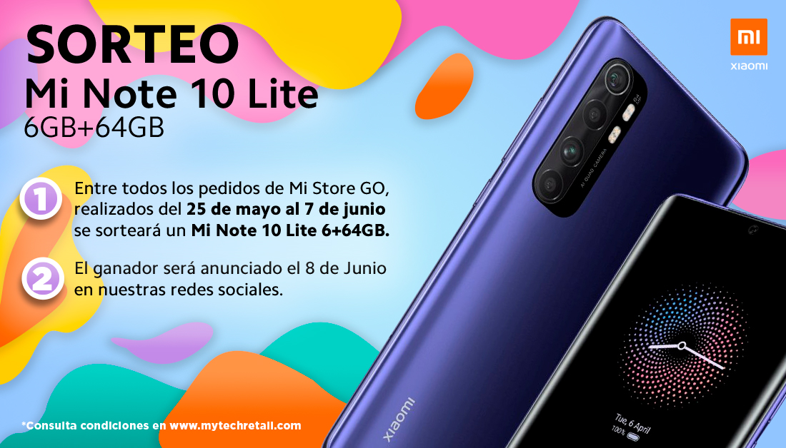MiStoreSpain's tweet photo. ¡SORPRESA! Queremos premiar a nuestro clientes de #MiStoreGO 🎉
Patricipa por un #MiNote10Lite
Consulta las condiciones 👇
https://t.co/IWUagH8rrD https://t.co/gfXHCpKoFx